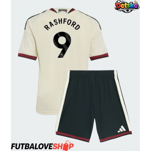 Dres Manchester United Marcus Rashford #9 Tretina pre deti 2026-27 Krátky Rukáv (+ trenírky)